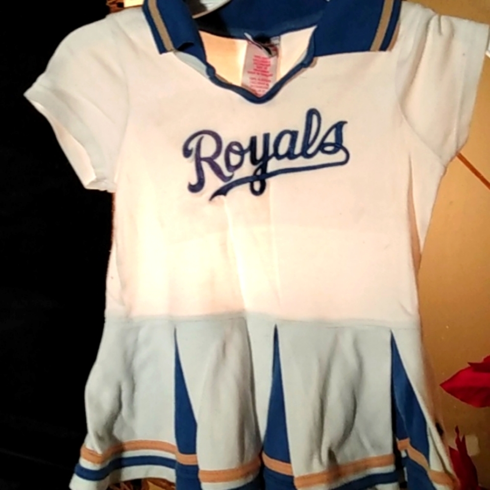 royals 3T cheerleader outfit